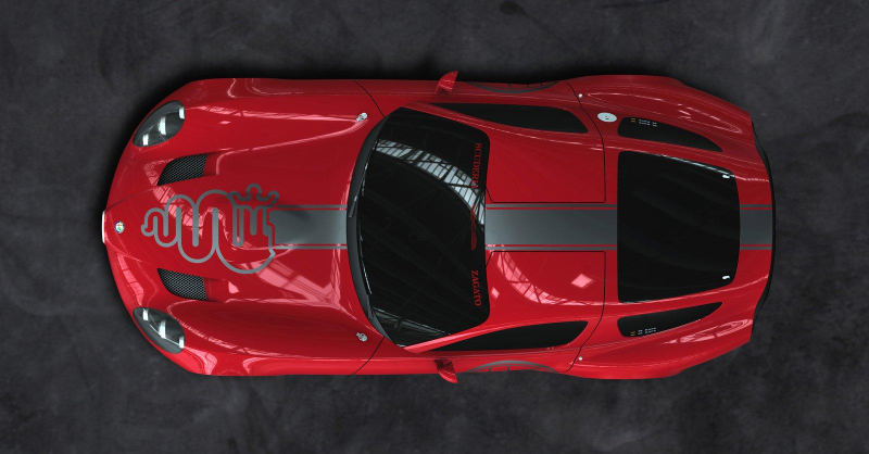 Illustration for article titled Zagato Alfa Romeo TZ3